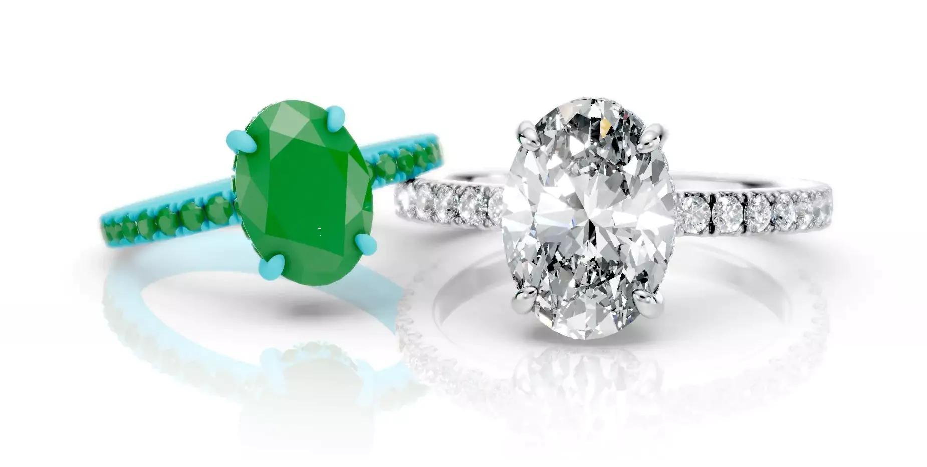 Custom designed rings